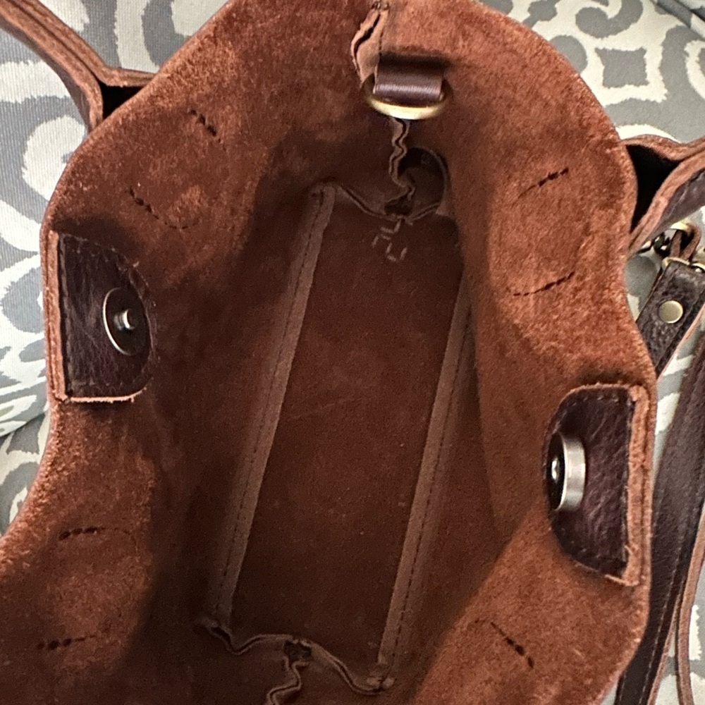 Portland Leather Goods small Raindrop bag in Coldbrew - Picture 6 of 6